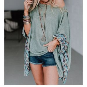 Embroided Poncho